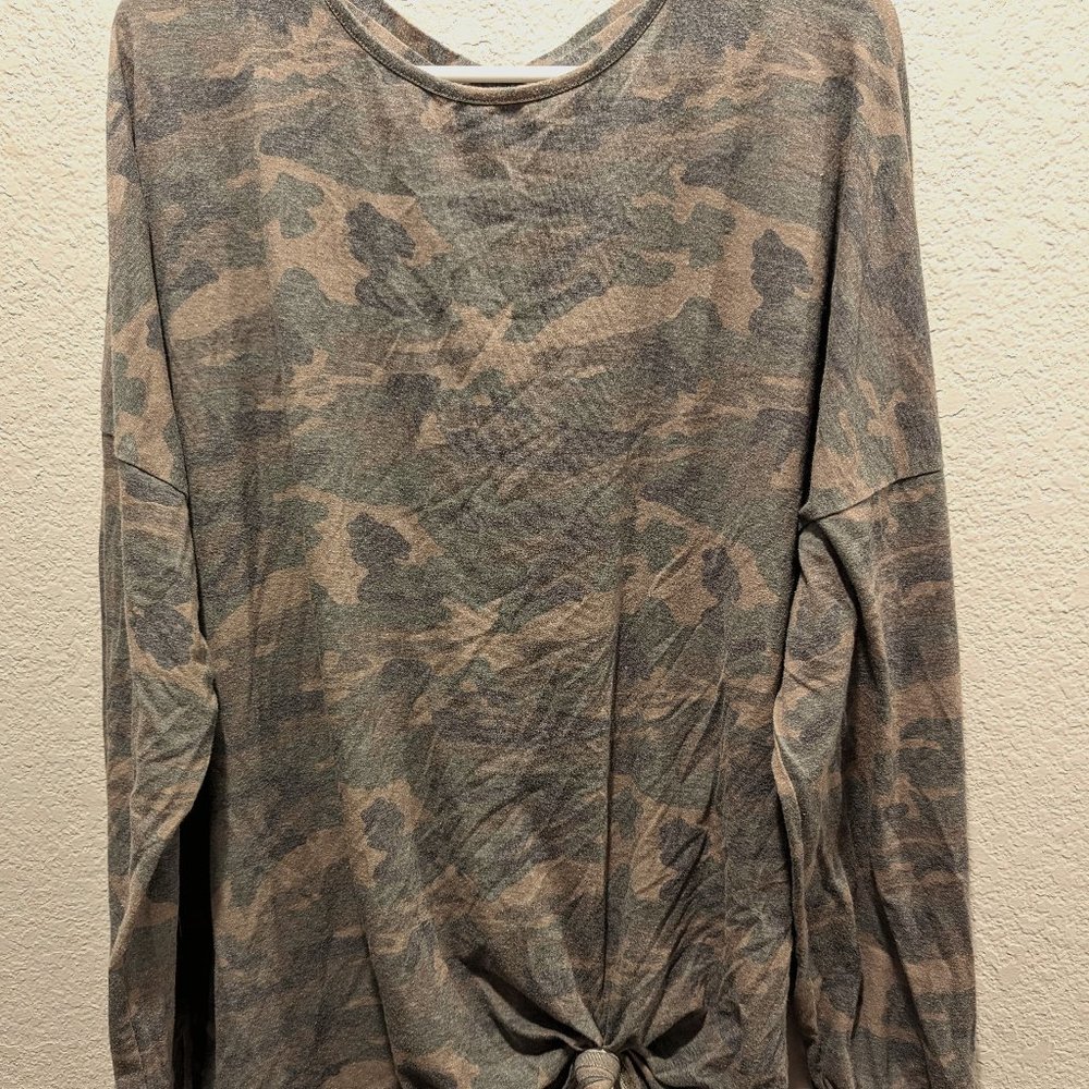 Long sleeve camo shirt